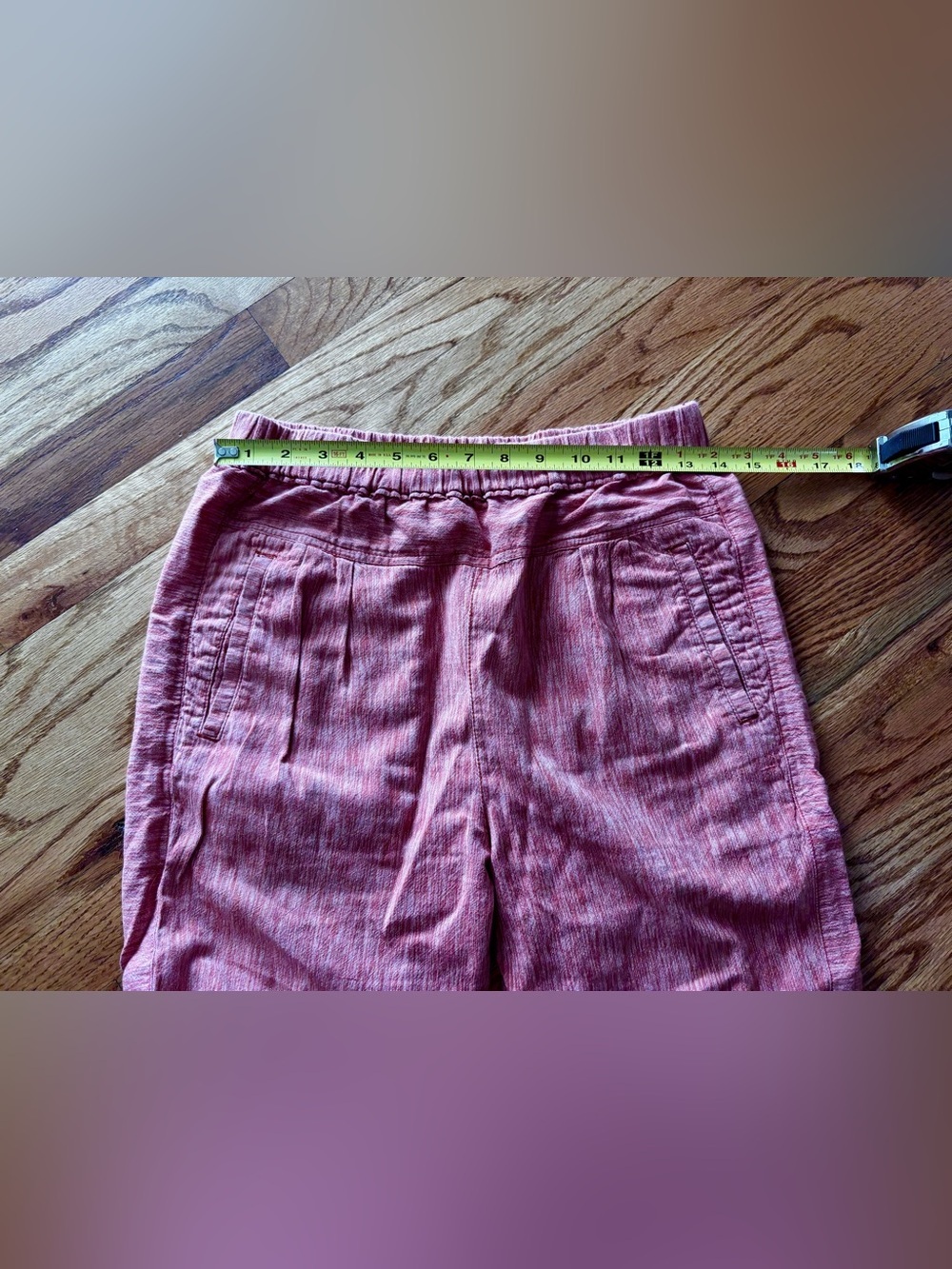 Anthropologie Dusty Rose Pull-On Track Pants - Picture 5 of 10